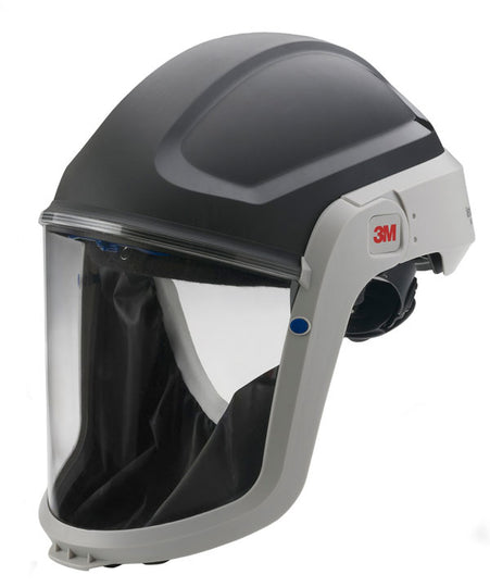 3M Versaflo M-307 Helmet with a flame-resistant faceseal for hot particle protection.