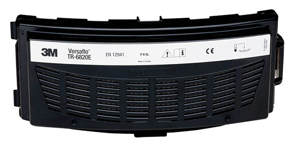 3M TR-6820E Versaflo P3 filter with added protection against nuisance-level acid gases.