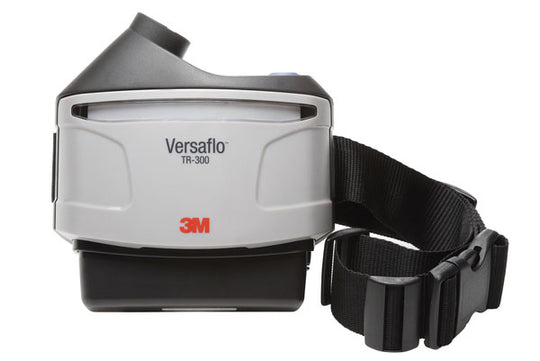 3M Versaflo TR-315UK+ Powered Air Starter Kit with turbo unit, battery, belt, and charger.