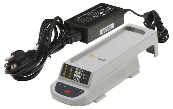 3M TR-341UK Single Station Charger for Versaflo TR-300+ PAPR batteries.