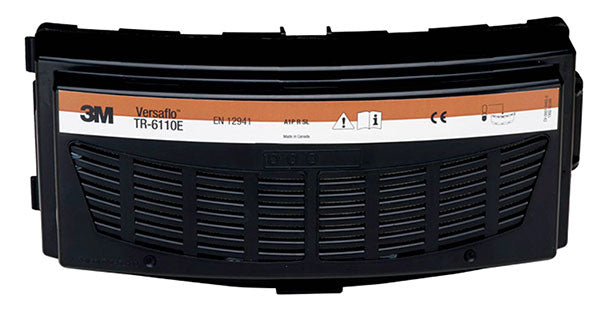 3M TR-6110E Versaflo A1P Filter cartridge for organic vapour and particulate hazards.