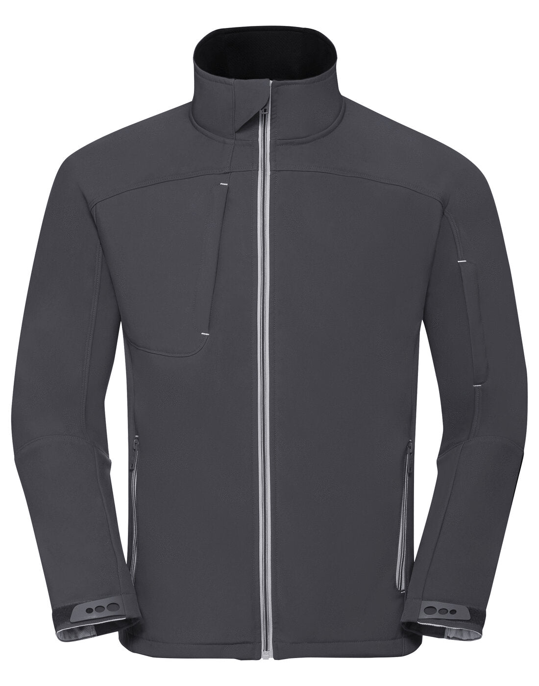 Russell Mens Bionic Softshell Jacket Iron