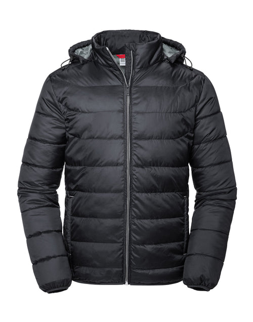 Russell Mens Hooded Nano Jacket