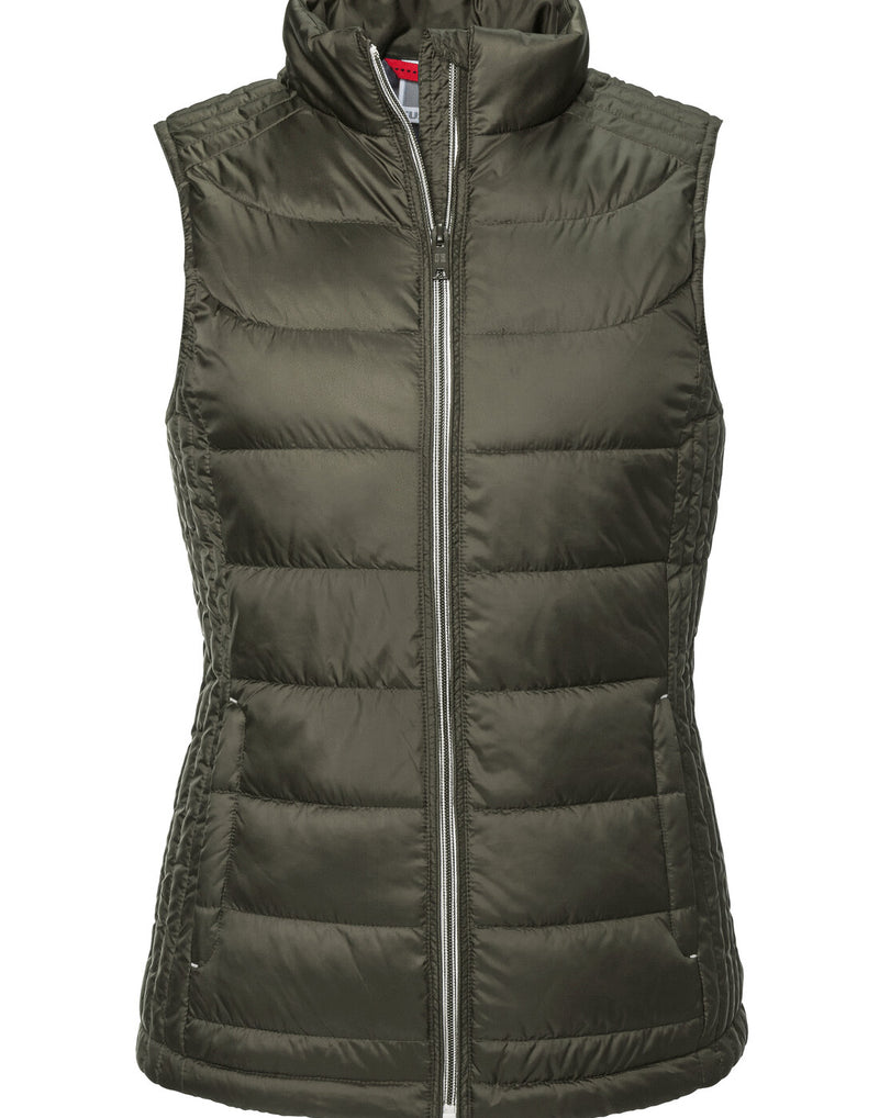 Russell Ladies Nano Bodywarmer Dark Olive