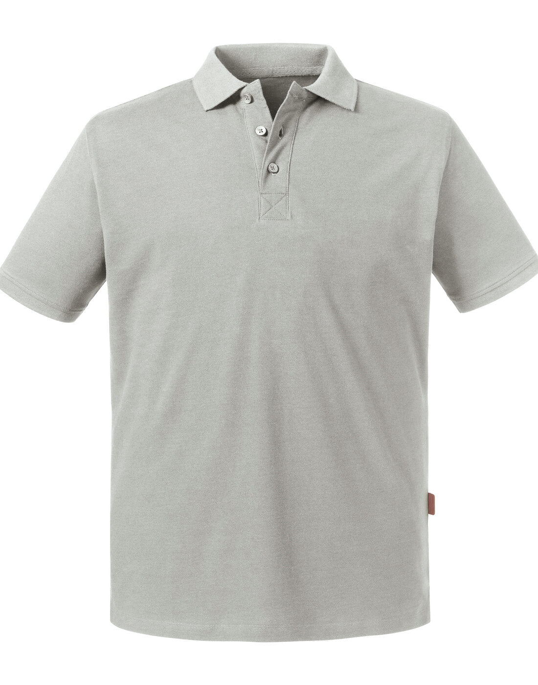 Russell Mens Pure Organic Polo Stone