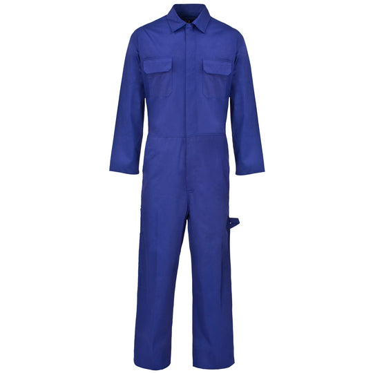 Full-body protection with a Supertouch Blue Polycotton Coverall Basic.
