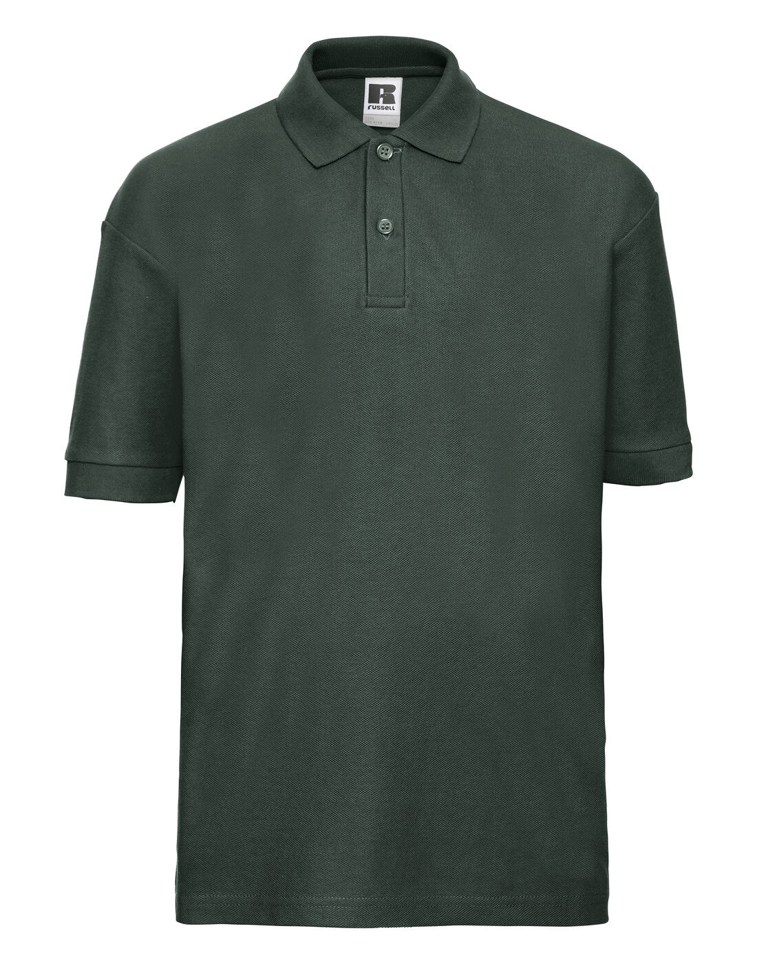 Russell Kids Classic Polycotton Polo Bottle Green