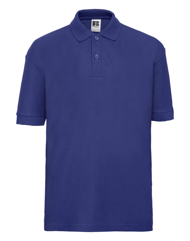 Russell Kids Classic Polycotton Polo Bright Royal