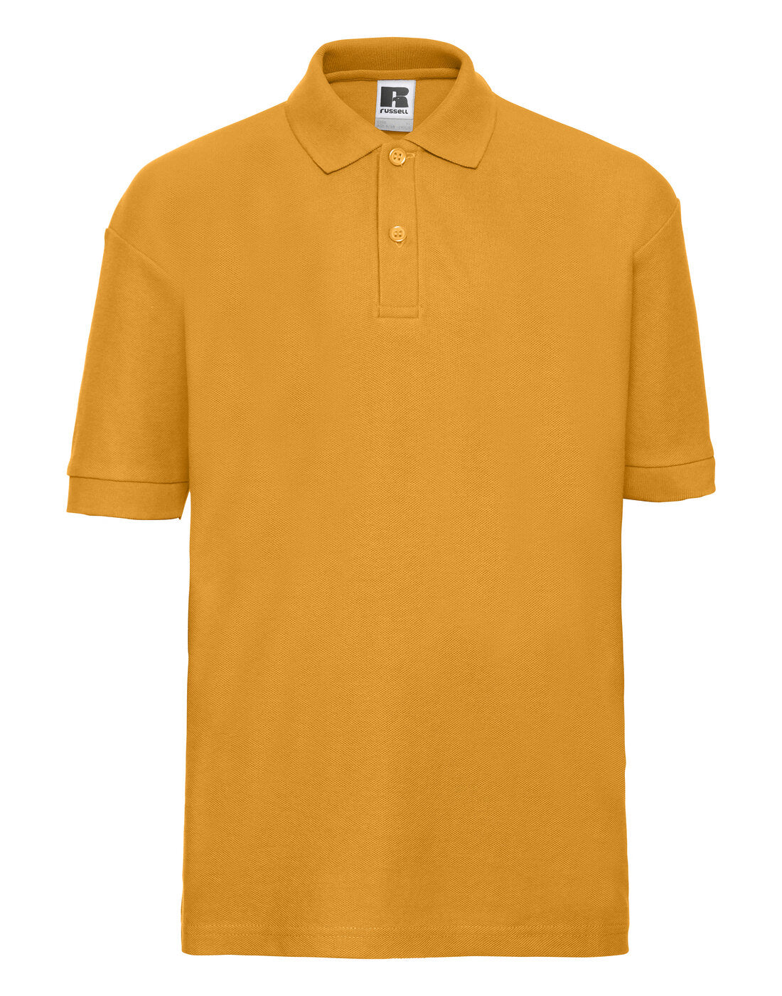 Russell Kids Classic Polycotton Polo Pure Gold