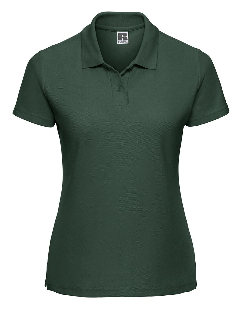 Russell Ladies Classic Polycotton Polo Bottle Green