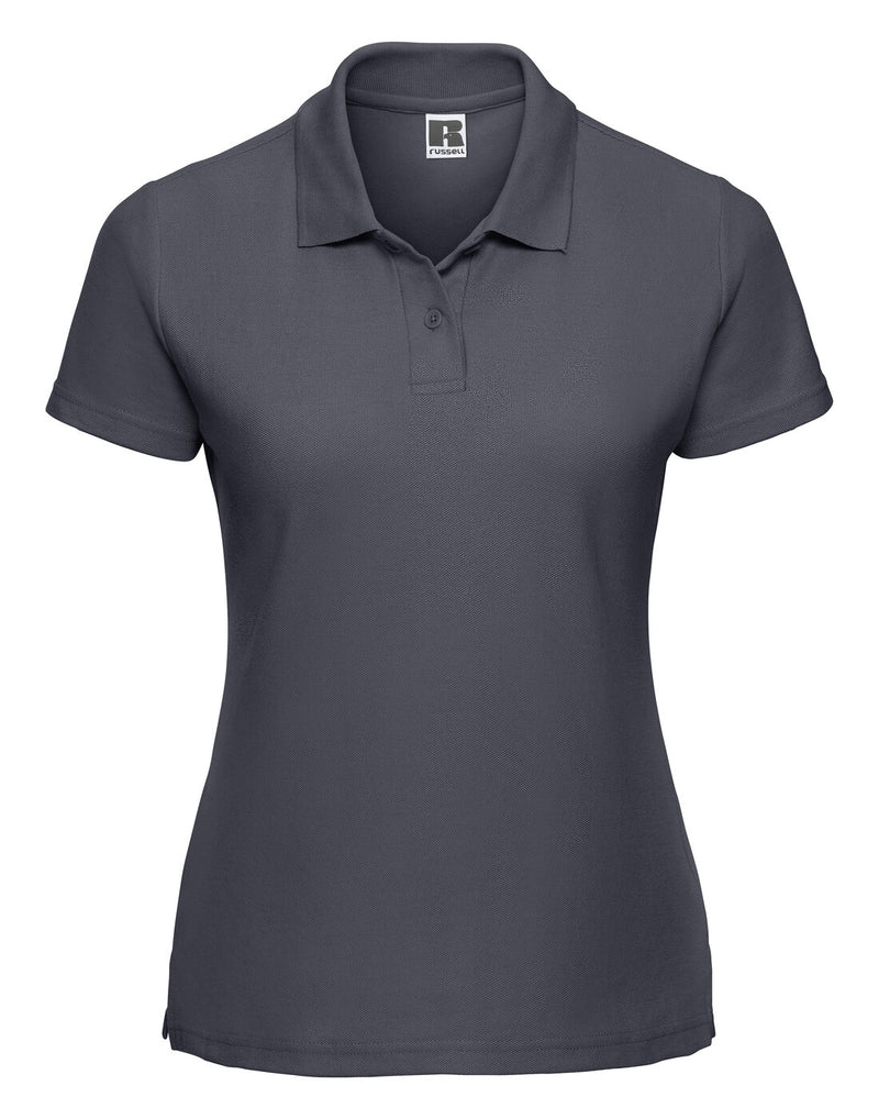 Russell Ladies Classic Polycotton Polo Convoy Grey