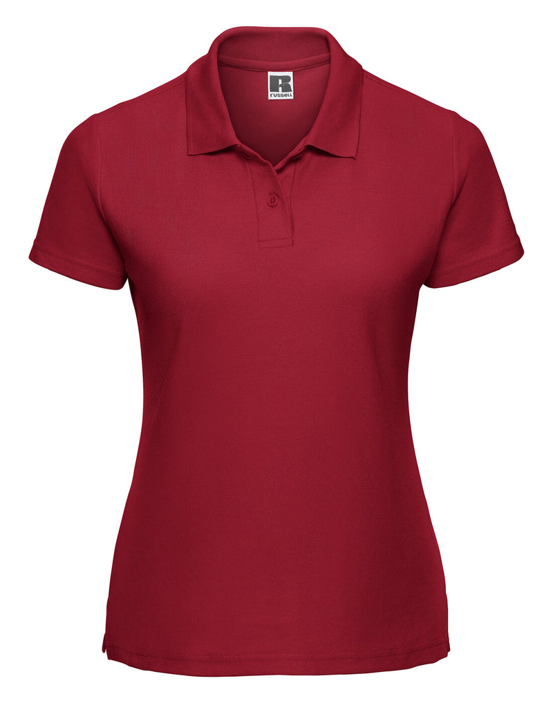 Russell Ladies Classic Polycotton Polo Classic Red