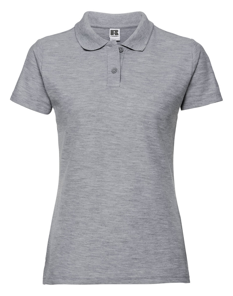Russell Ladies Classic Polycotton Polo Light Oxford