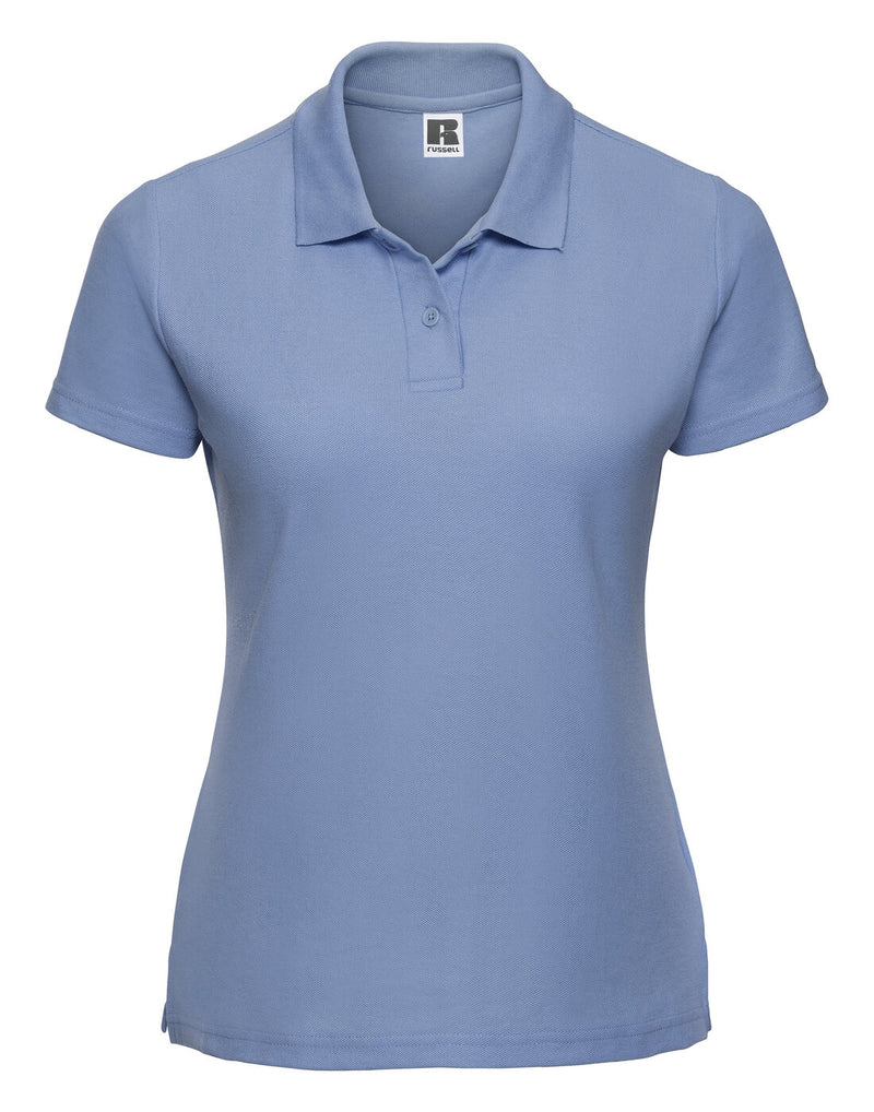 Russell Ladies Classic Polycotton Polo Sky