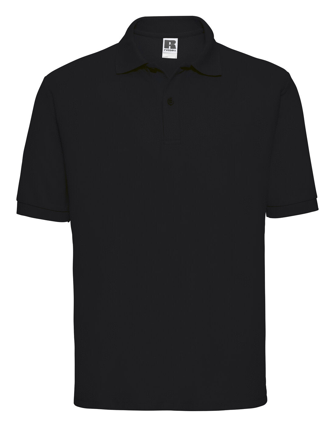 Russell Mens Classic Polycotton Polo Black