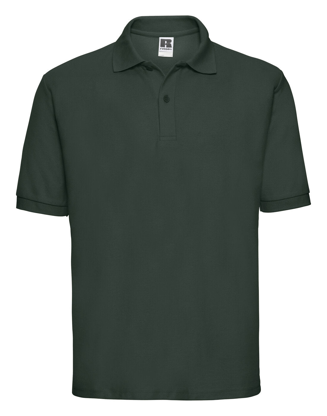 Russell Mens Classic Polycotton Polo Bottle Green