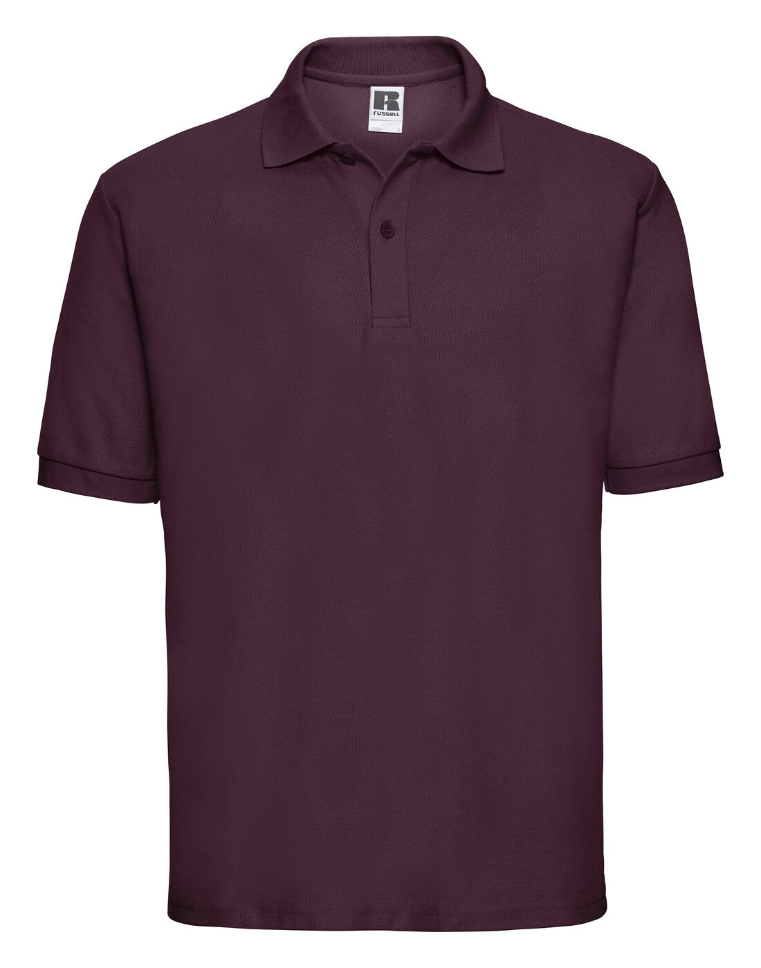 Russell Mens Classic Polycotton Polo Burgundy