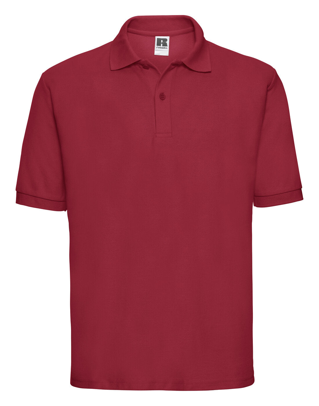Russell Mens Classic Polycotton Polo Classic Red