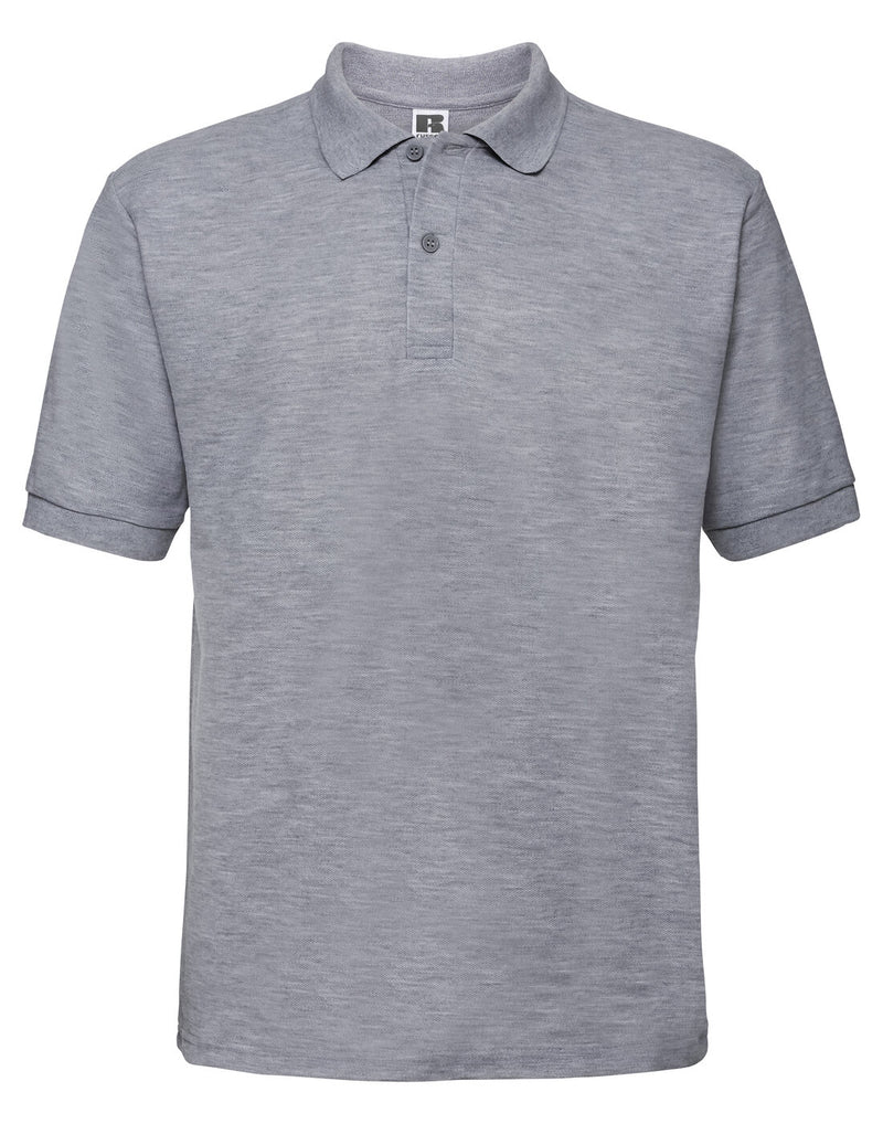 Russell Mens Classic Polycotton Polo Light Oxford