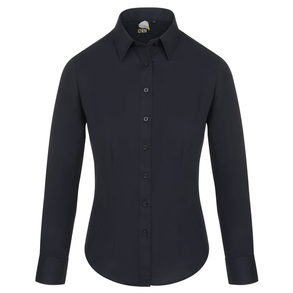 ORN Essential Long Sleeve Blouse - Black