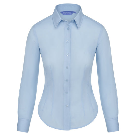 ORN Essential Long Sleeve Blouse - Sky Blue