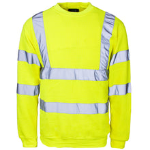 Supertouch Crew Neck Hi Vis Sweatshirt