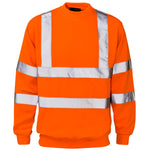 Supertouch Crew Neck Hi Vis Sweatshirt - thumbnail 2