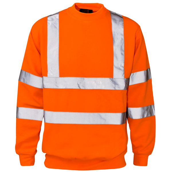 Supertouch Crew Neck Hi Vis Sweatshirt