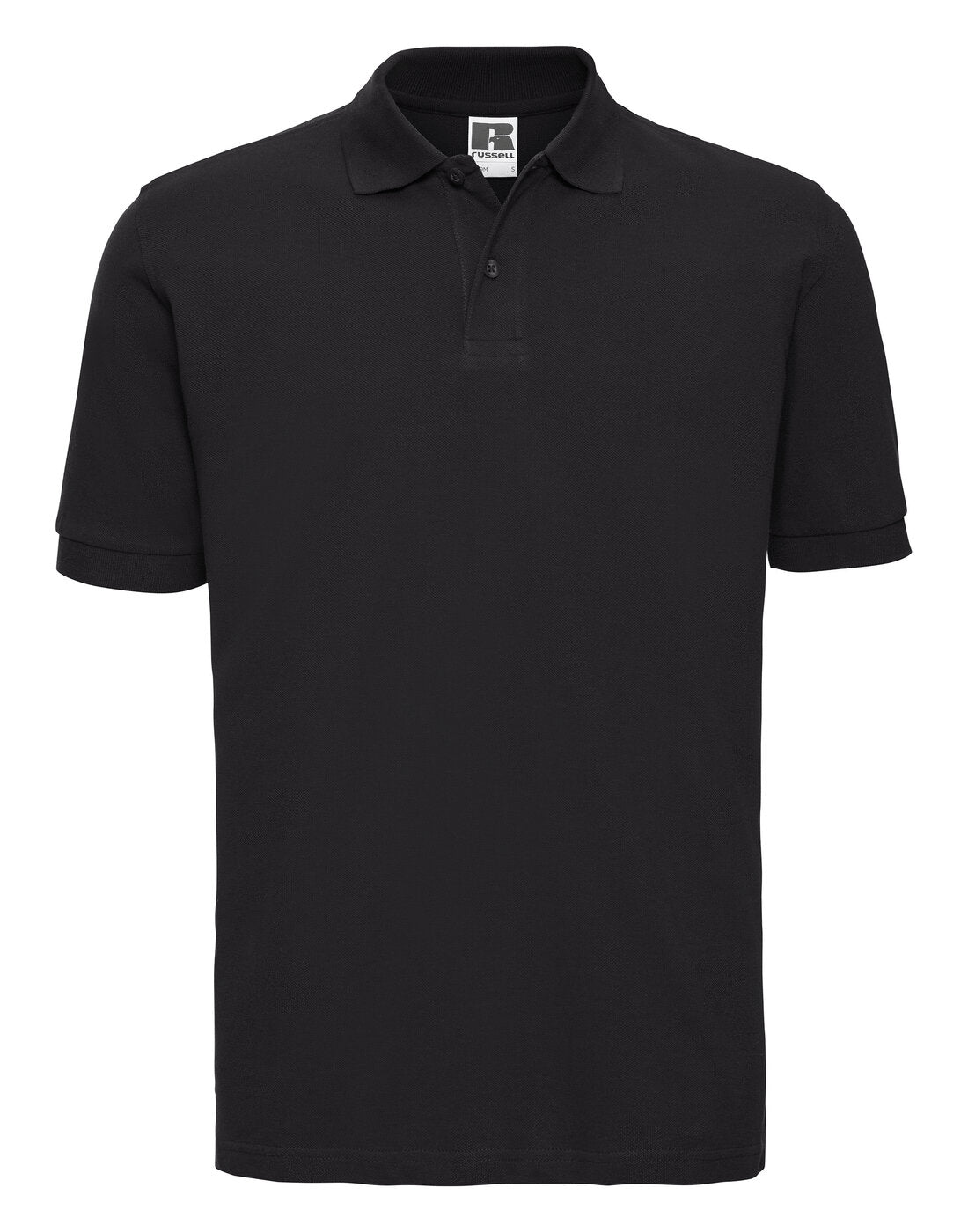 Russell Classic Cotton Polo - 569M Black
