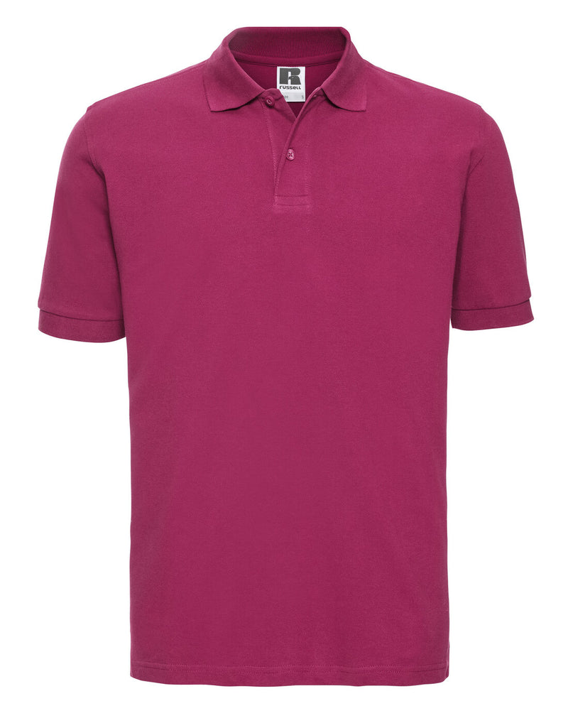 Russell Classic Cotton Polo - 569M Fuchsia