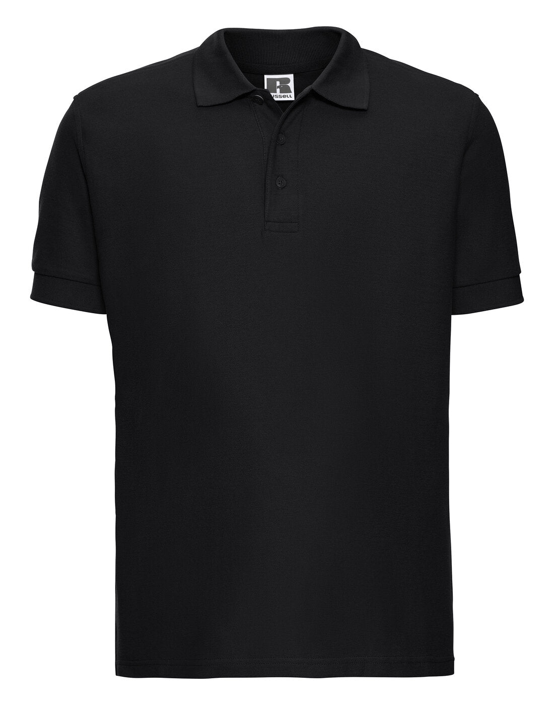 Russell Mens Ultimate Cotton Polo Black