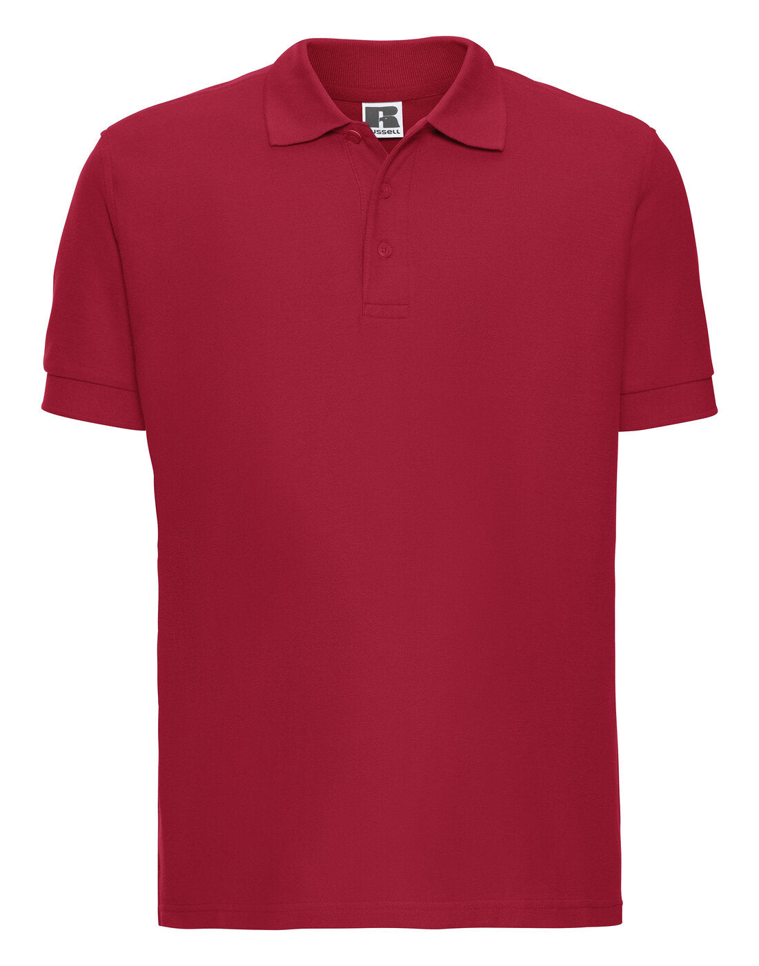 Russell Mens Ultimate Cotton Polo Classic Red