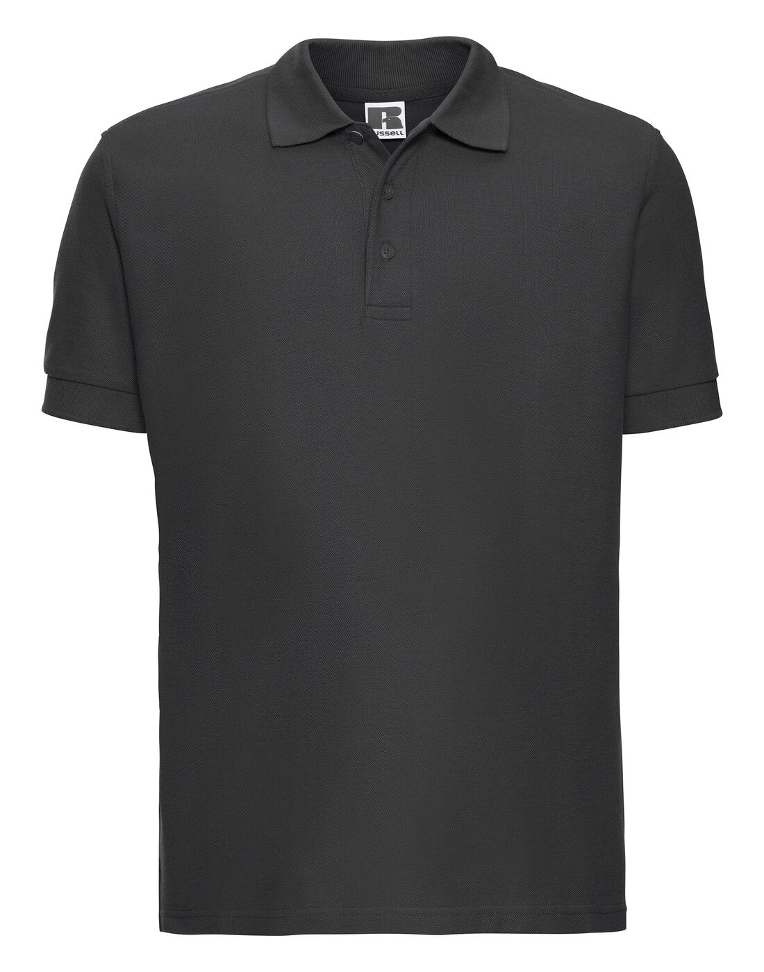 Russell Mens Ultimate Cotton Polo Titanium