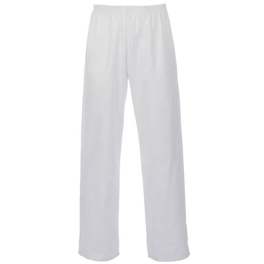 A Supertouch Polycotton Food Trousers shown from a clear angle.