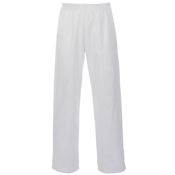 A Supertouch Polycotton Food Trousers shown from a clear angle.