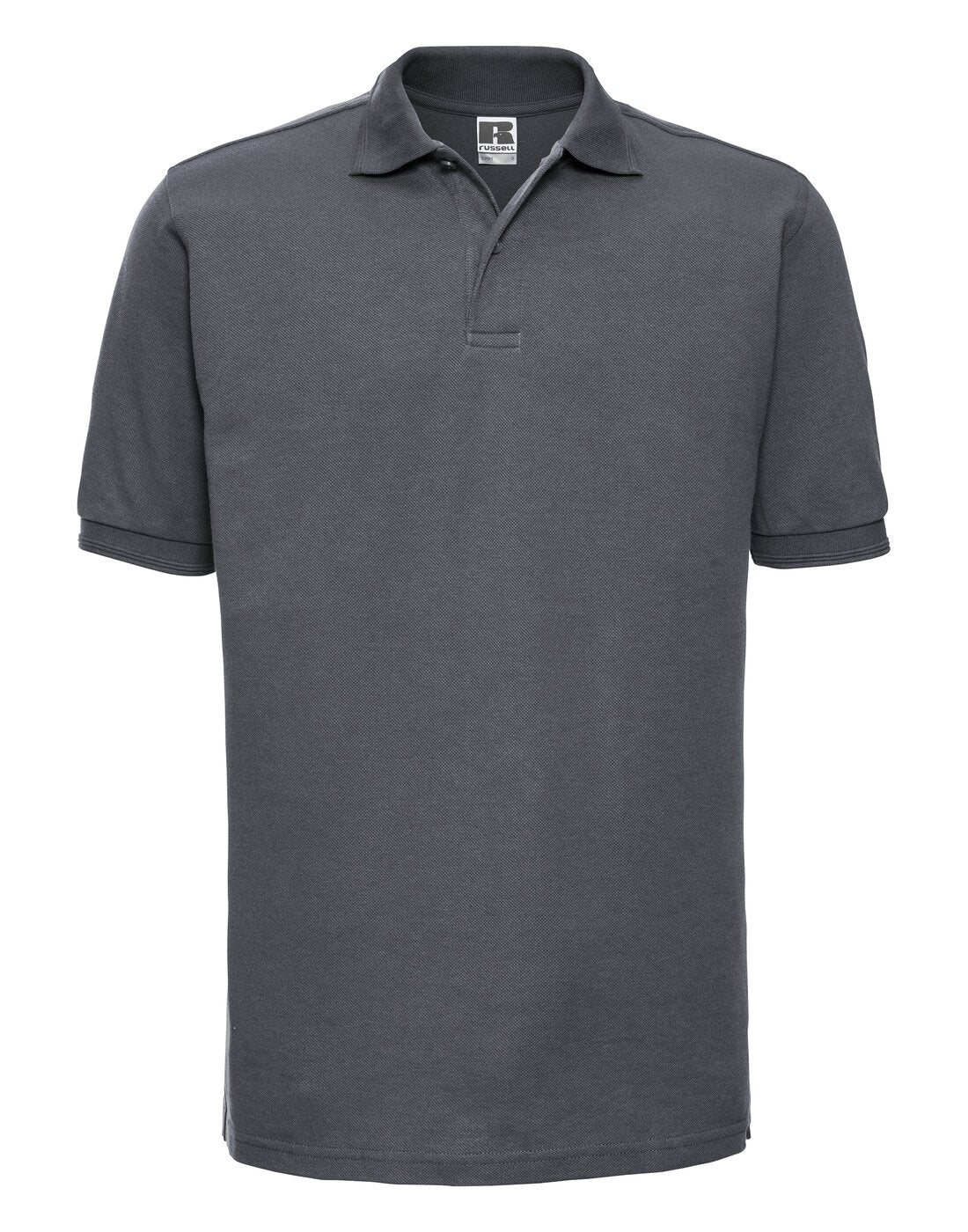 Russell Hardwearing Polycotton Polo Convoy Grey