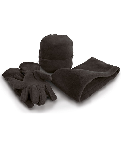 Black - Polartherm™ fleece accessory set