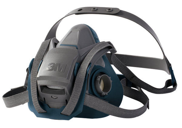 3M 6501QL Rugged Comfort Half Mask Respirator with Quick Latch drop-down mechanism.