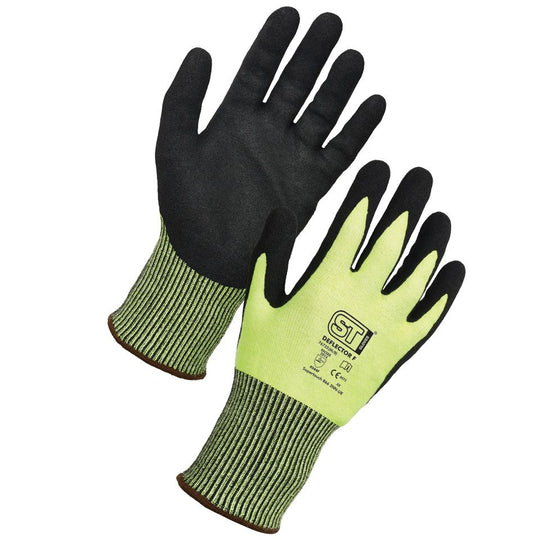 lime green and black Supertouch Deflector F