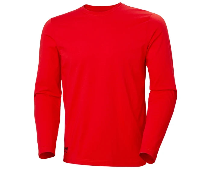 Helly Hansen Manchester Long Sleeve T-Shirt - Red