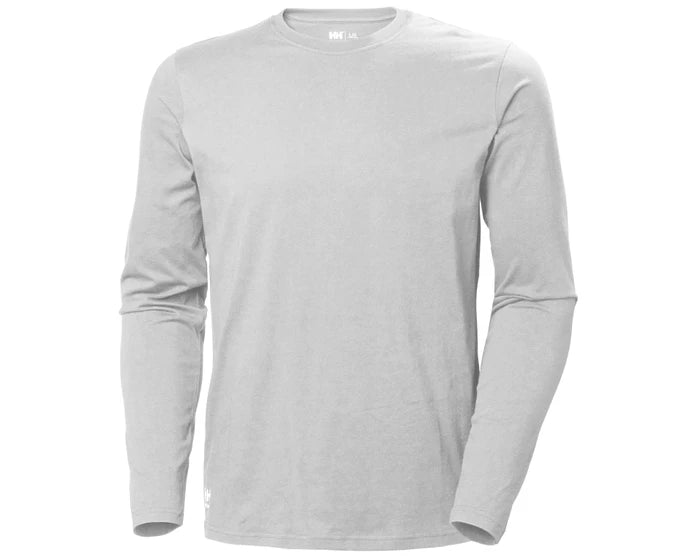 Helly Hansen Manchester Long Sleeve T-Shirt - Grey Fog
