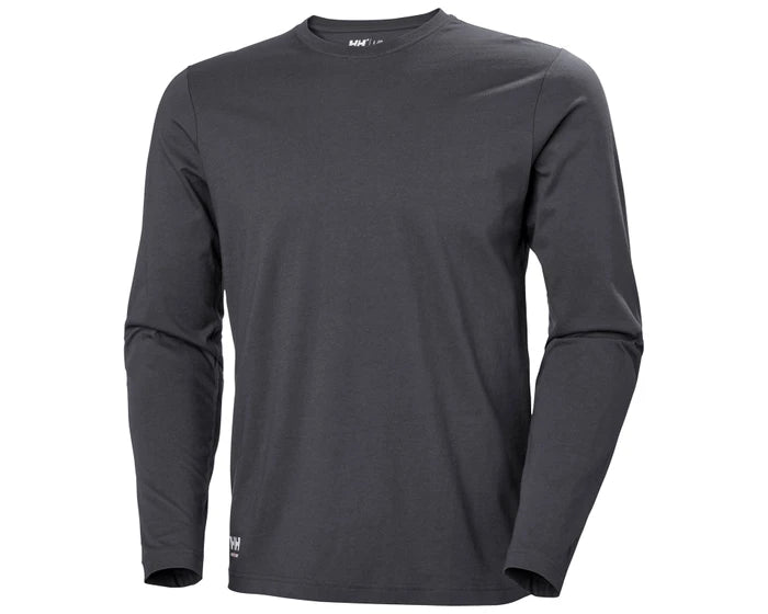 Helly Hansen Manchester Long Sleeve T-Shirt - Dark Grey
