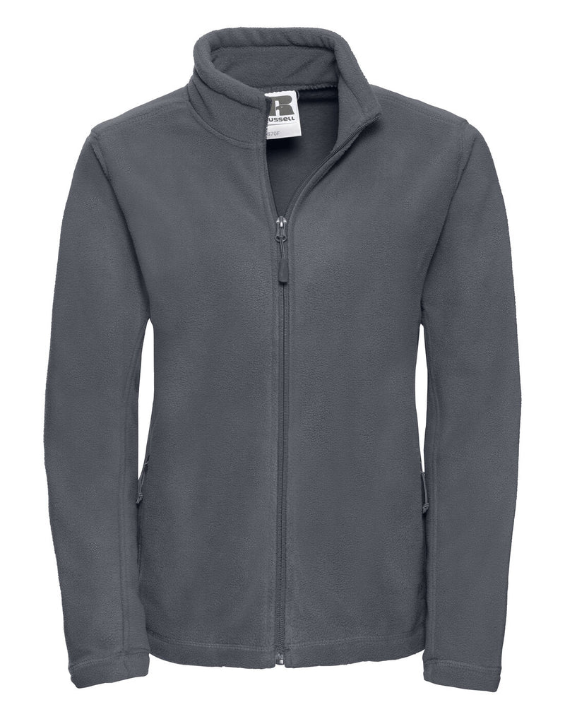 Russell Ladies Full Zip Outdoor Fleece Convoy Grey