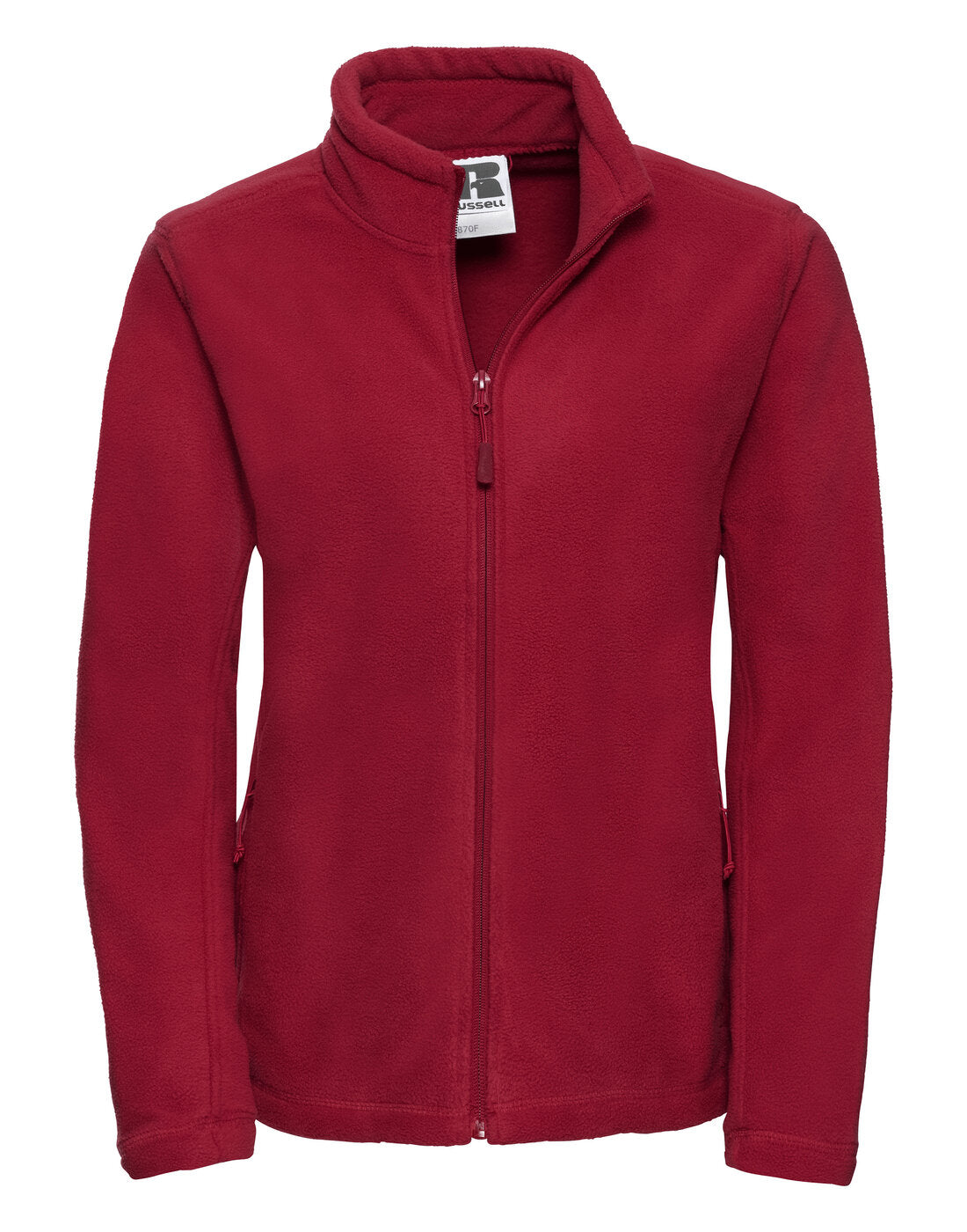 Russell Ladies Full Zip Outdoor Fleece Classic Red