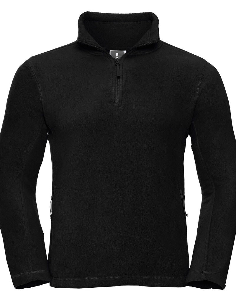 Russell Quarter Zip Outdoor Fleece Black