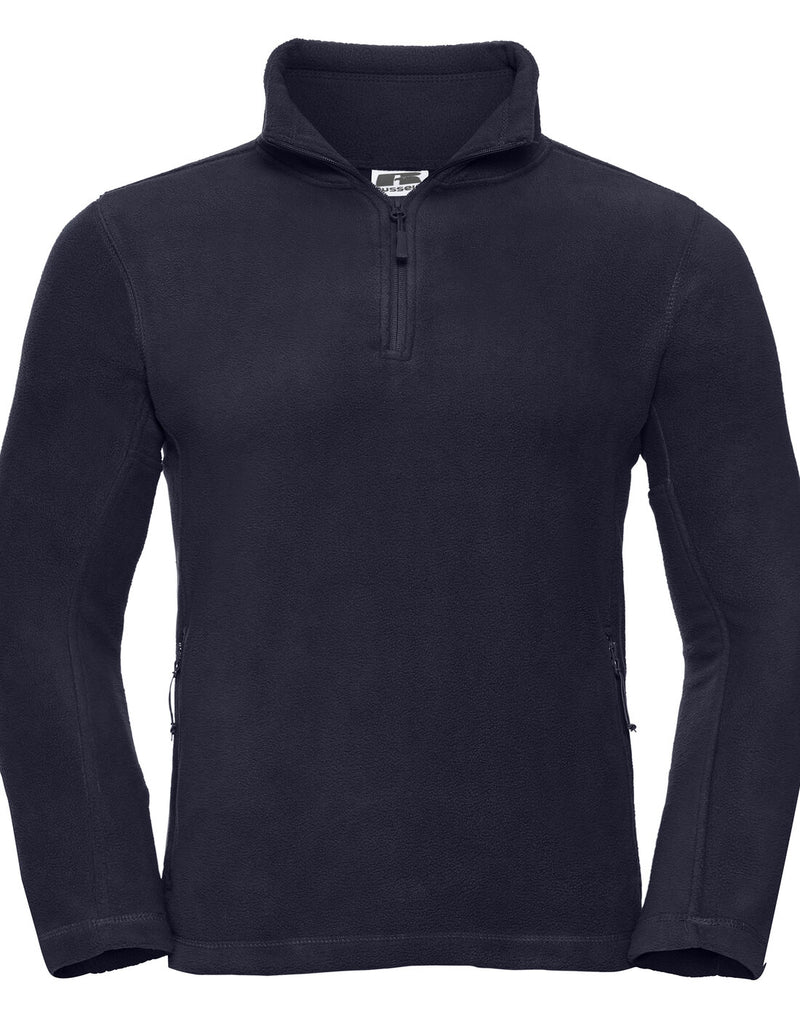 Russell Quarter Zip Outdoor Fleece French Navy
