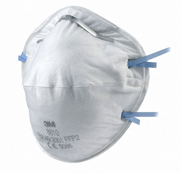 3M 8810 classic cup-shaped disposable FFP2 respirator for dust and mist protection.