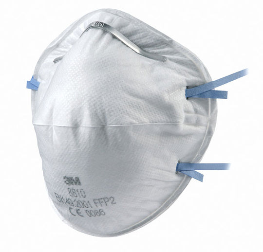 3M 8810 classic cup-shaped disposable FFP2 respirator for dust and mist protection.