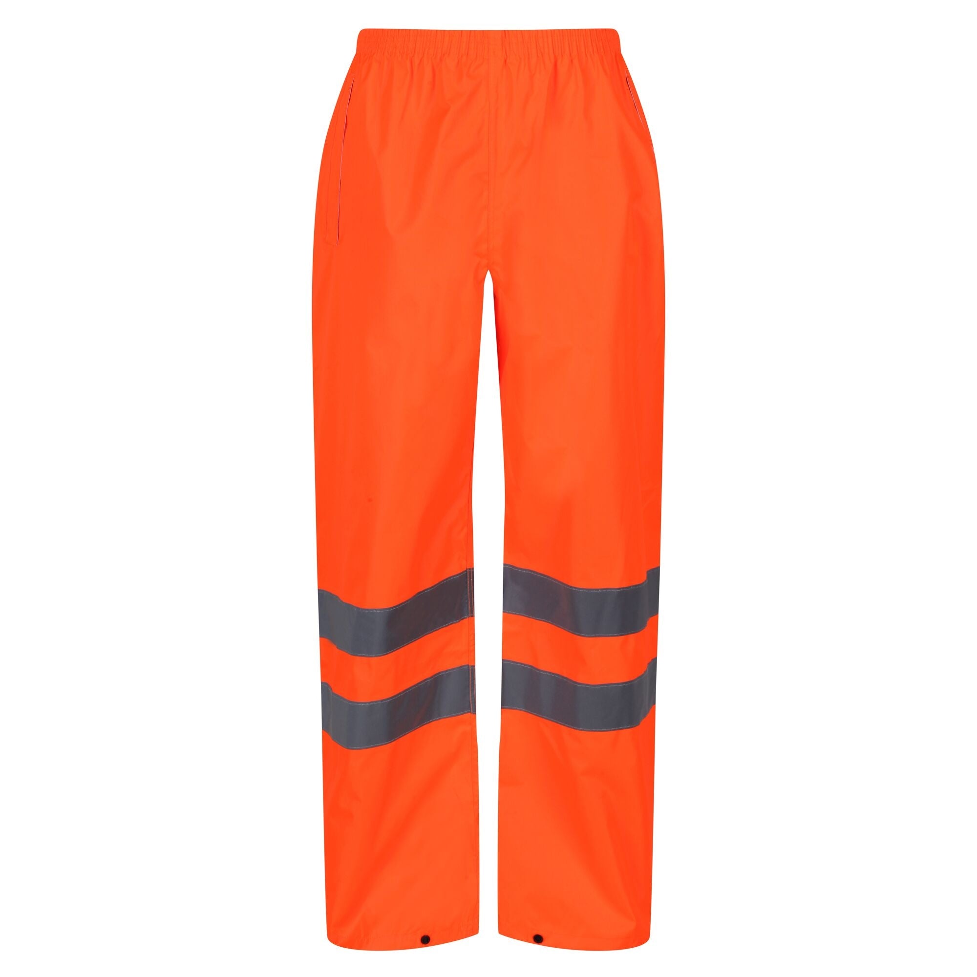 Regatta Hi-Vis Pro Packaway Waterproof Trousers Orange