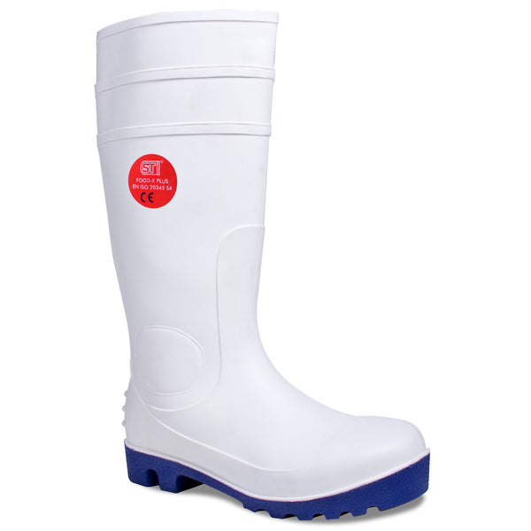 A Supertouch Food Xa R Plus Safety Wellington shown from a clear angle.